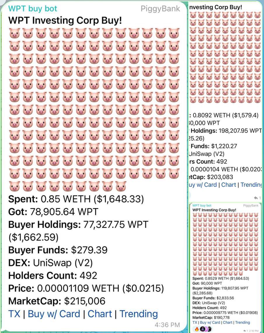 _01Katarina's tweet photo. $WPT smart buys coming in, great entry point! 🐷
🔹Are you sleeping on this #BlueChip bound project? 🚀
🔹🥩 to earn 🥓 tokens
🔹passive income while you sleep. 💰🛌 😴
https://t.co/WJvUxDZjcc @WarPigsToken
#WPT #ETH #DollarX #Crypto https://t.co/hHQsqoEPKn