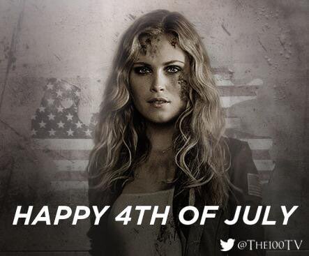 The100TV's tweet photo. Happy 4th of July, #The100 Fans! https://t.co/sidM3DiVyx