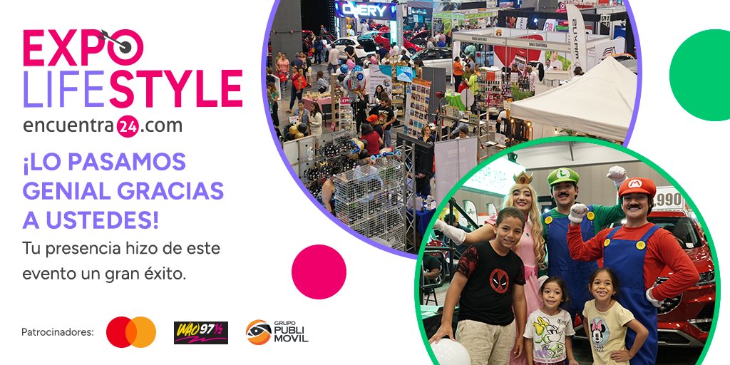 ¡Gracias a todos los expositores y visitantes por hacer de Expo Lifestyle 2023 un éxito!  
Con más de 80 expositores y más de 5000 visitantes, estamos agradecidos por su apoyo y entusiasmo. ¡Esperamos contar con ustedes Expo Lifestyle 2024!