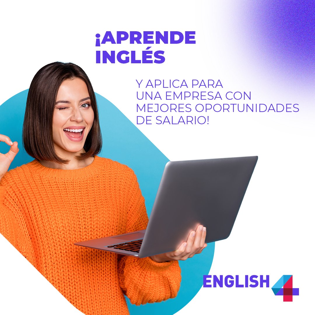 ¿Aún sigues pensándolo? 🤨
Aprender inglés te ayuda a multiplicar tus ingresos.
¡Los datos lo demuestran!

¡Inicia ahora! 👉🏼 english4.co

#learnenglish #aprendeingles #inglesonline #inglesfacil #techy #techworld #english4