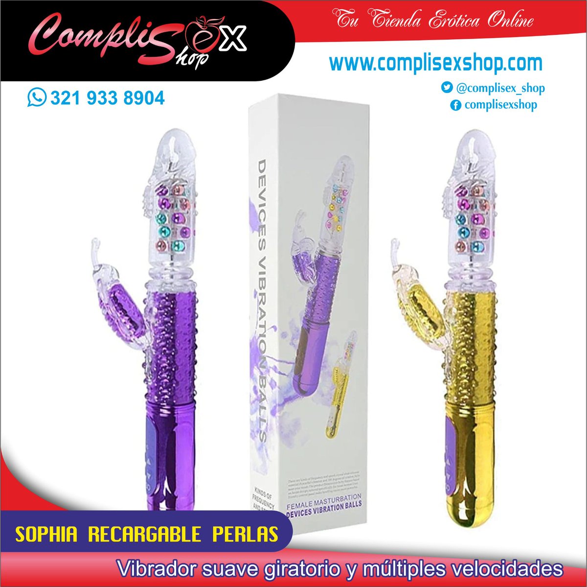 Sophia recargable.
Vibrador suave y giratorio para un máximo placer. !pide el tuyo! <a href="/clubsw69/">Loretta</a> @swingerkiss <a href="/sexobogota14/">sexobogota</a>