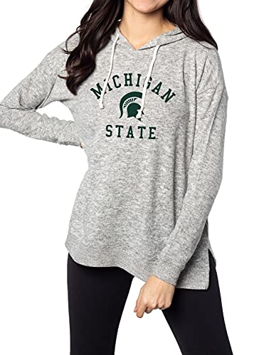 chicka-d Michigan State Spartans Women's Cozy Fleece Hoodie Heather Grey, Large - - - amazon.com/dp/B07TBLF47C?… AffLink