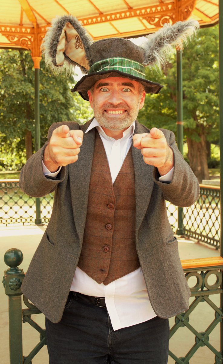 Three weeks until Alice, Through Wonderland.

The March Hare thinks you'd be mad to miss it!

26 to 29 July, Wandle Park Croydon.

(BSL interpretation at Saturday matinee performance).

Tickets at codashows.co.uk

<a href="/culturecroydon/">Culture Croydon</a>