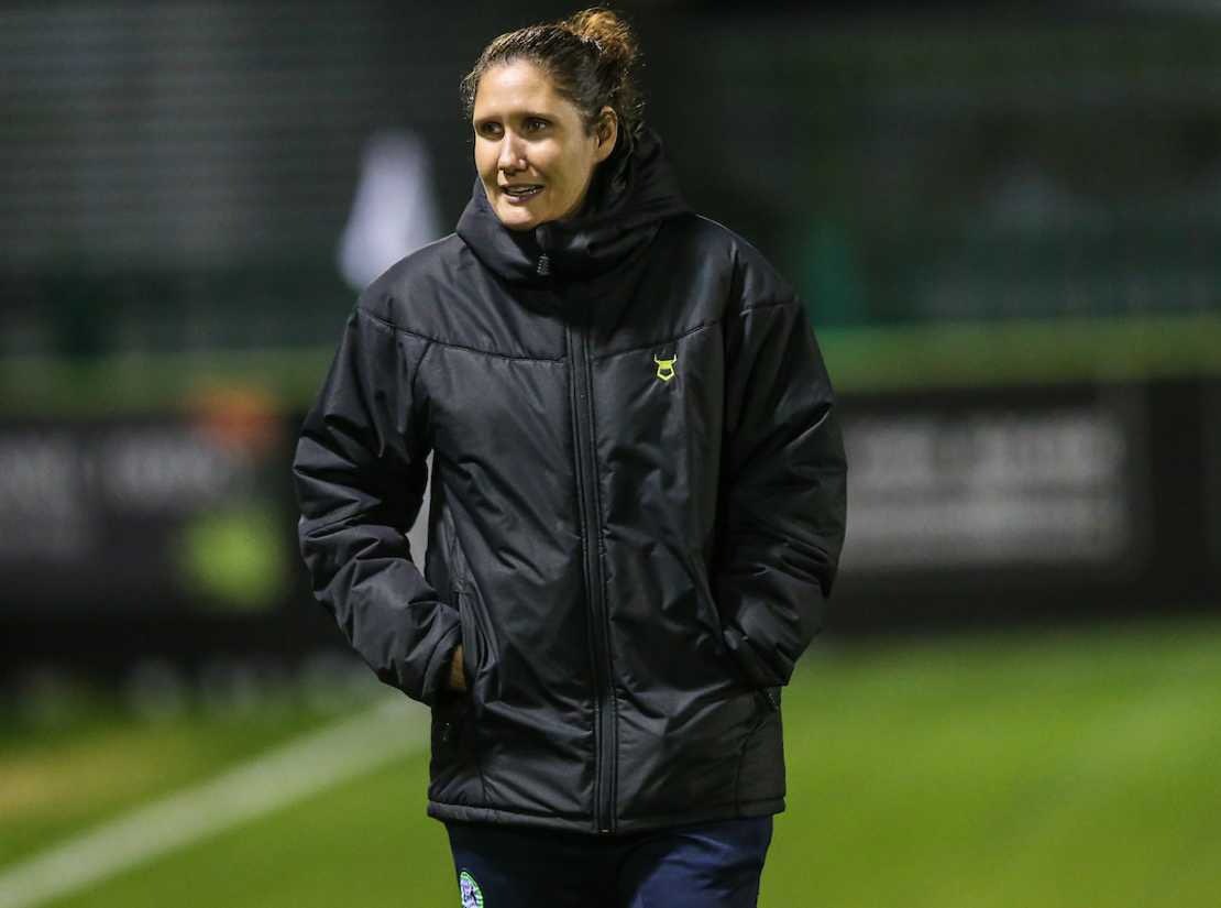 DAZN_Sport's tweet image. League Two side, Forest Green Rovers confirm that Hannah Dingley has been named as caretaker manager. She is the first woman to manage a professional men’s football team in England. 👏
