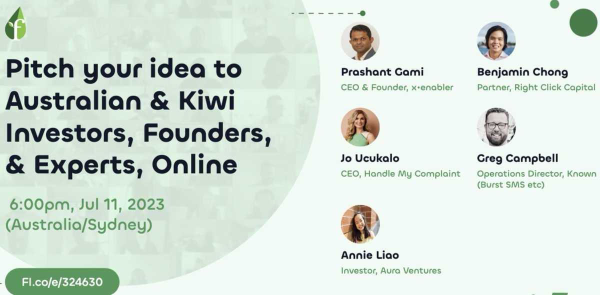 pkralle's tweet photo. https://t.co/iM2wcDNR8D #StartupOz #StartupAUS Pitch your idea to #Australian #Investors, #Founders, & Experts, Online (on Zoom): Get actionable, instant feedback on your #startup Jul 11, 2023, 6:00 pm #Sydney time @founding @FoundingSYD #FiWorldWide #Pitching #Startups #Investor https://t.co/maMDz6Xohp
