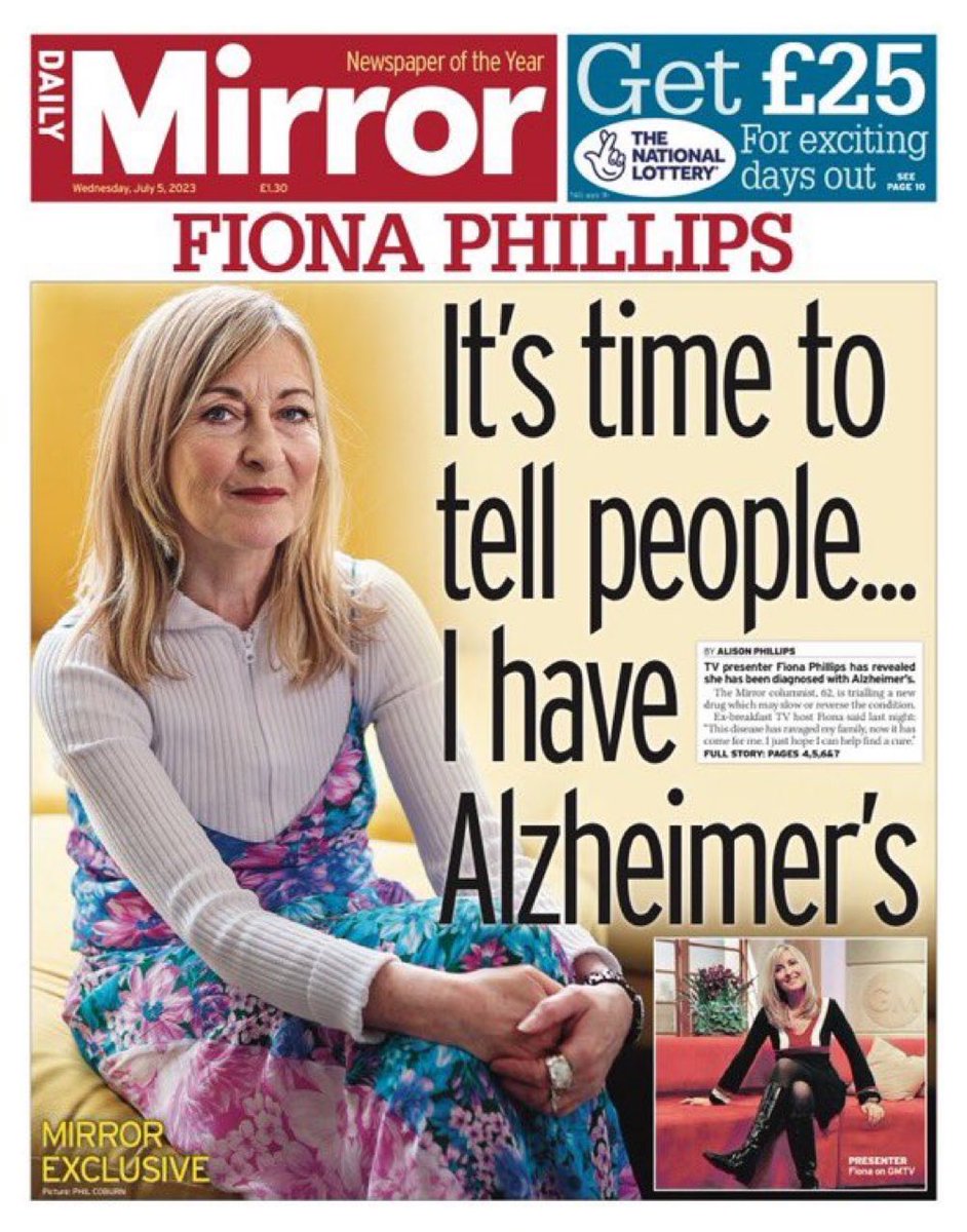 piersmorgan's tweet photo. What incredibly sad news, but how typically honest &amp; courageous of @realmissfiona to speak out about it. Lovely lady, wish her and her family all the best as they battle this horrible disease. https://t.co/y3Qw5BR0q2