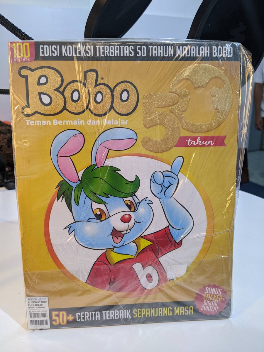 sokojogja's tweet photo. @voksradiojogja @majalah_bobo Akhirnya tiba 😅 #Bobo50th https://t.co/7UM7BDUSDc