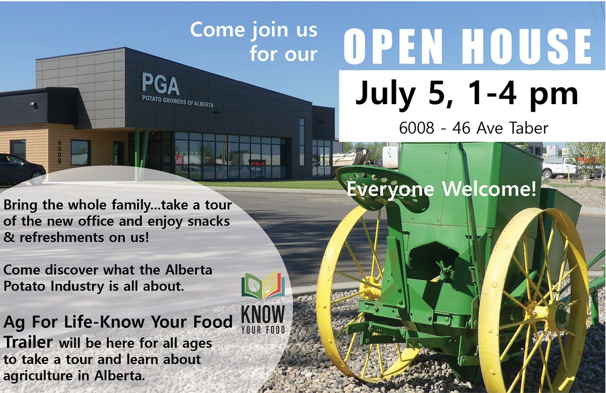 Join us July 5 from 1-4pm for our Open House...Bring the whole family! @AgForLife