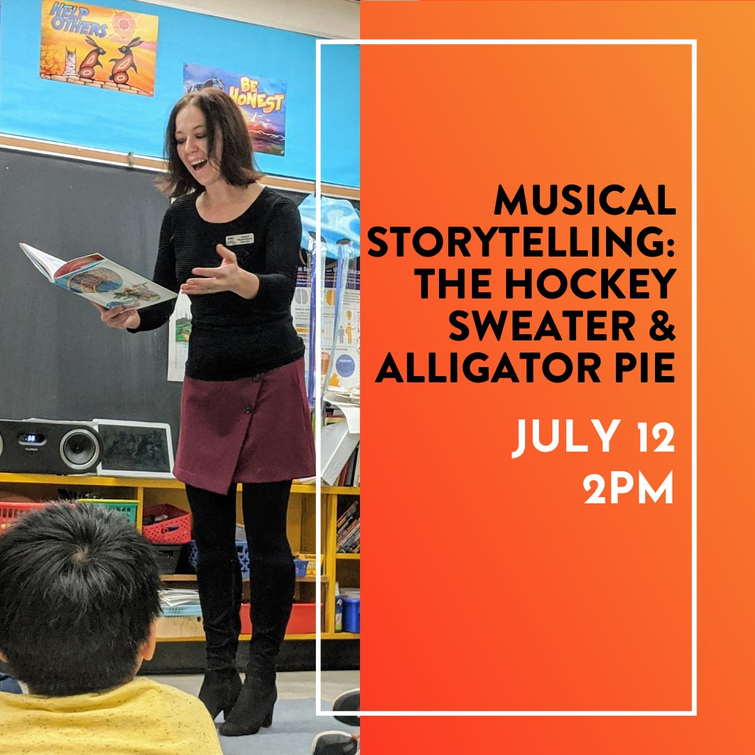 Join us at <a href="/HamiltonLibrary/">Hamilton PL</a>'s Greensville Branch next Wednesday! 

#HPO Composer-in-Residence will show how composers tell stories through music with 2 of her compositions based on children's books, The Hockey Sweater and Alligator Pie 🎵 

Learn more: 
ow.ly/LxXh50P3v6C