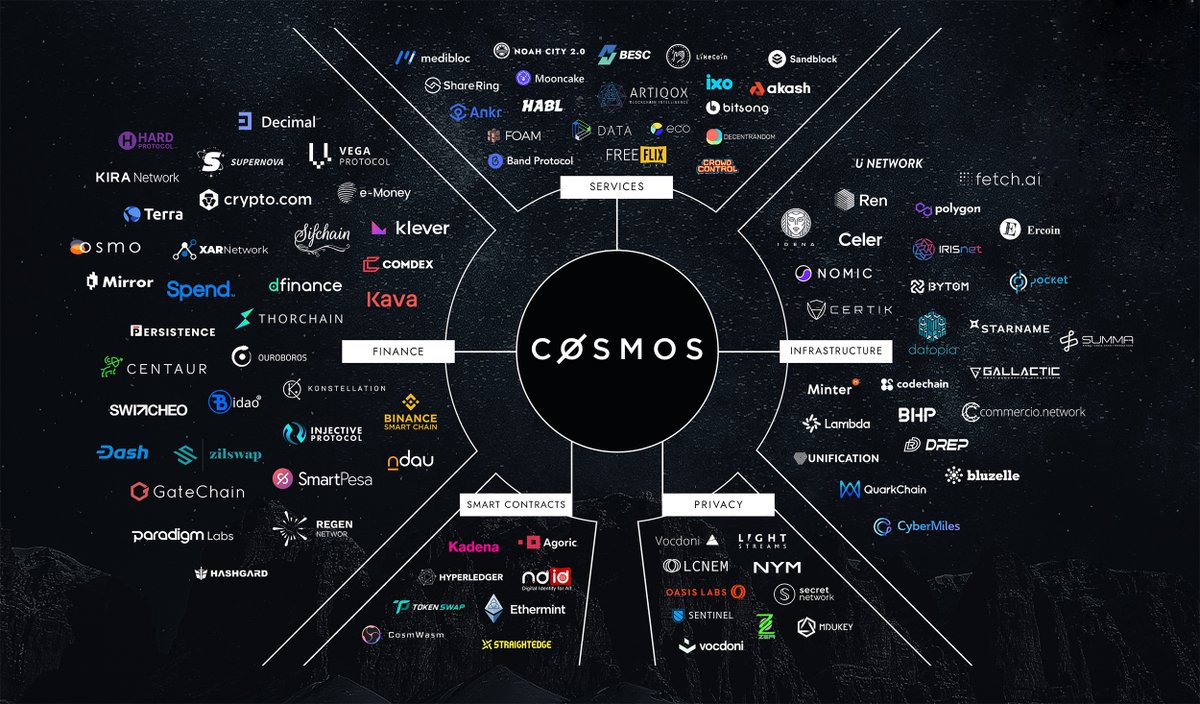 L'écosystème Cosmos est assez intéressant, ils ont quelques projets vraiment solides tels que $INJ, $ROUTE, $RIO, $KUJI, $RUNE, $ROSE et $ORAI.