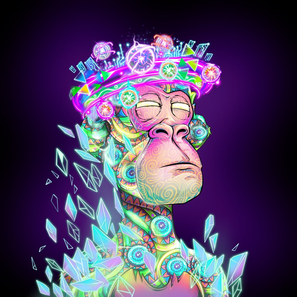 nogloomyday's tweet photo. Picking up tats for chance to get ascension turtles.  $TRB staking coming back soon.  Ascended apes will earn a premium.  @trippinapes #survivor #eternal https://t.co/ZqN7taeuFn