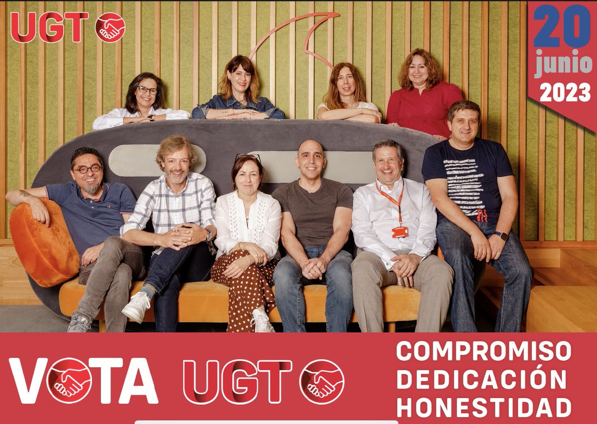 Cartel electoral para <a href="/ugtcom/">UGT Comunicaciones 📡</a> y <a href="/vodafoneyu/">Vodafone yu</a> #ugt #vodafone
#vota