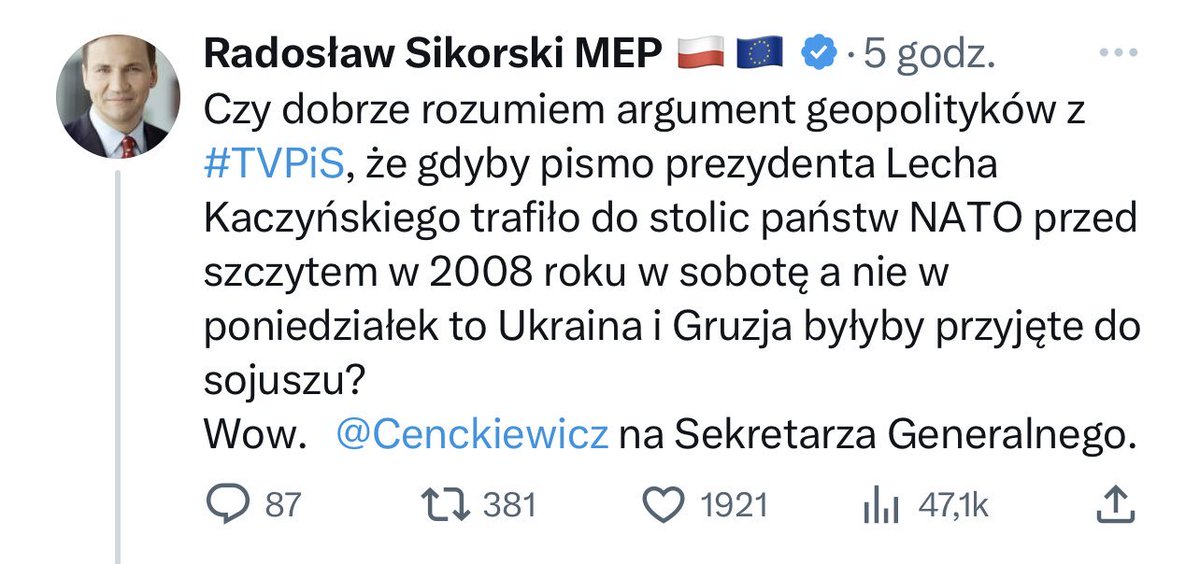 ISzafranska's tweet photo. Nie menelu, jako minister nie miałeś prawa chować pisma Prezydenta RP do szafy i chować go przed politykami państw członkowskich NATO. Fersztejen? https://t.co/7WAFSRvJO5