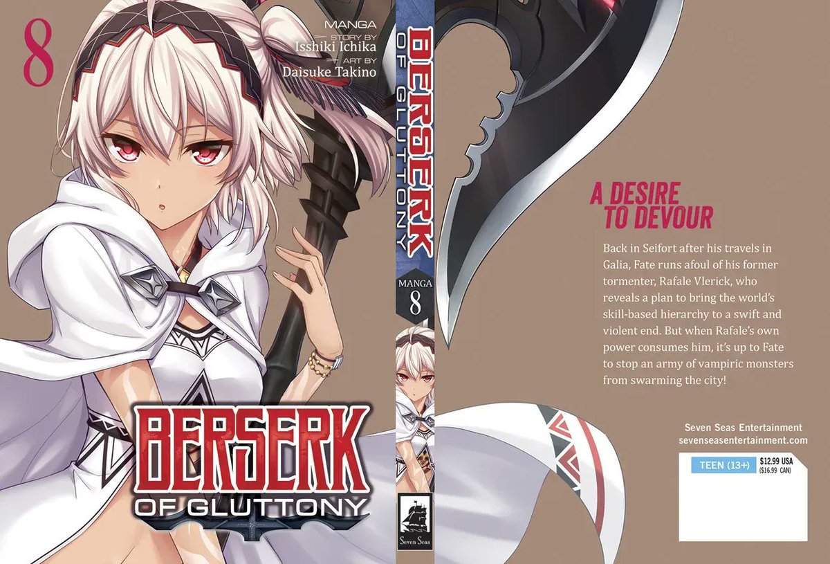 Berserk of Gluttony' Novel to Receive New Anime Soon