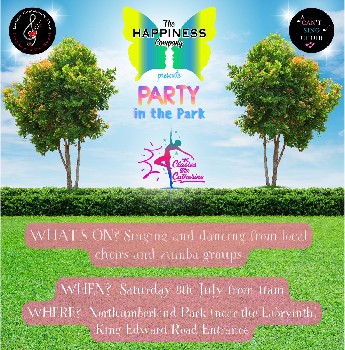 Linskill Choir (@linskillchoir) on Twitter photo Pop along to <a href="/NlandPark/">Northumberland Park</a> this Saturday at 11am , live music from <a href="/CantSingChoirNT/">Can't Sing Choir NT</a> , <a href="/LinskillChoir/">Linskill Choir</a> and Zumba with Catherine, bring a chair and refreshments , cafe onsite #partyinthepark #hellosummer #singingforall Pop along to <a href="/NlandPark/">Northumberland Park</a> this Saturday at 11am , live music from <a href="/CantSingChoirNT/">Can't Sing Choir NT</a> , <a href="/LinskillChoir/">Linskill Choir</a> and Zumba with Catherine, bring a chair and refreshments , cafe onsite #partyinthepark #hellosummer #singingforall