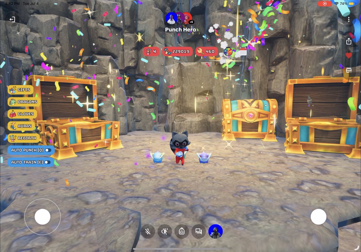 highcoonvibes's tweet image. Today #highcoon was wandering through @Spatial_io &amp;amp; he encountered the Punch Hero sandbags &amp;amp; began a very rigorous training regimen that went for hours 🦝

After his hardcore training he was able to conquer every zone &amp;amp; become a LEGENDARY PUNCH HERO 🥊 
#shotinspatial #punchhero