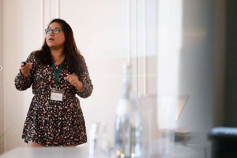 Very proud of my PhD student Nazareth Carigga who represented our team <a href="/IAB_Officiel/">IAB</a> at the Phospholipid Researcher's day of @PRC_Heidelberg. 

She talked about light- and radiotherapy controlled drug delivery of cancer therapeutics, funded by <a href="/ERC_Research/">European Research Council (ERC)</a>