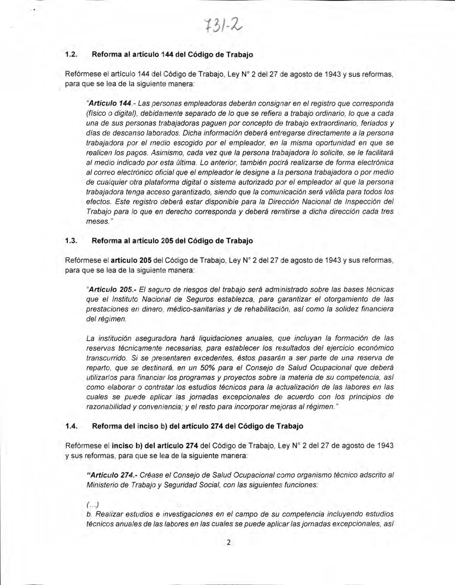 barradeprensa's tweet photo. ÚLTIMA HORA: Aprobado nuevo texto sustitutivo al proyecto de jornadas 4x3, moción #731 suscrita por Nueva República, Unidad Social Cristiana, Liberal Progresista y Progreso Social Democrático. 26 a favor, 19 en contra https://t.co/8FLJyXZrXJ