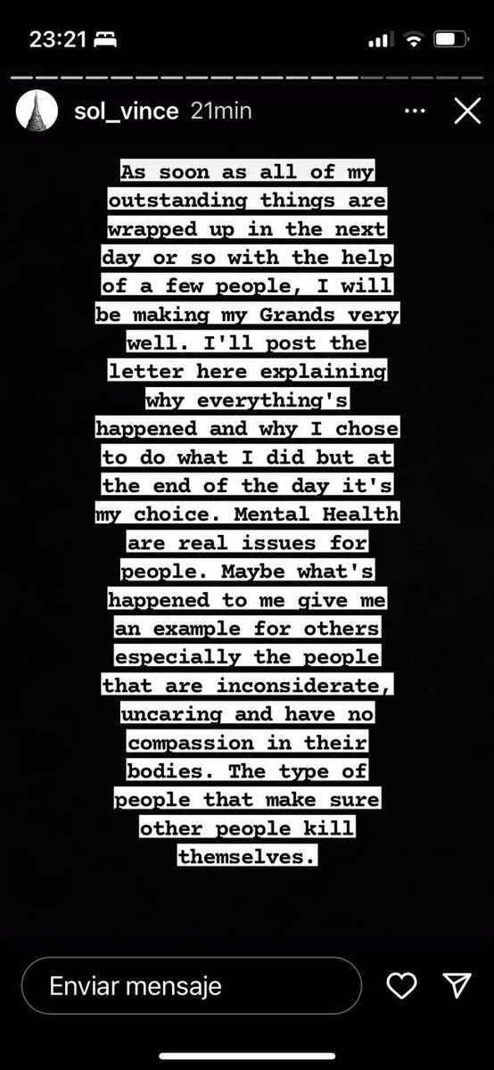JhMiniatures's tweet photo. PLEASE THIS IS IMPORTANT

If anyone here knows Sol_vince personally or knows a relative of him, please call the police or look for someone that can help him. 

I don't know him but this literally broke my heart. He needs medical help RIGHT NOW. 

#warhammercommunity https://t.co/0hYZRYw79s