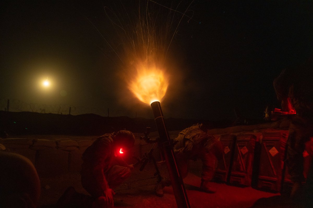107th_Cavalry's tweet photo. Happy Birthday, America!

Task Force Saber celebrated Independence Day with their own version of fireworks as they conducted a live fire exercise utilizing illumination mortars while forward-deployed in support of Combined Joint Task Force - Operation Inherent Resolve.

1/2 https://t.co/rDfJs9PLPT