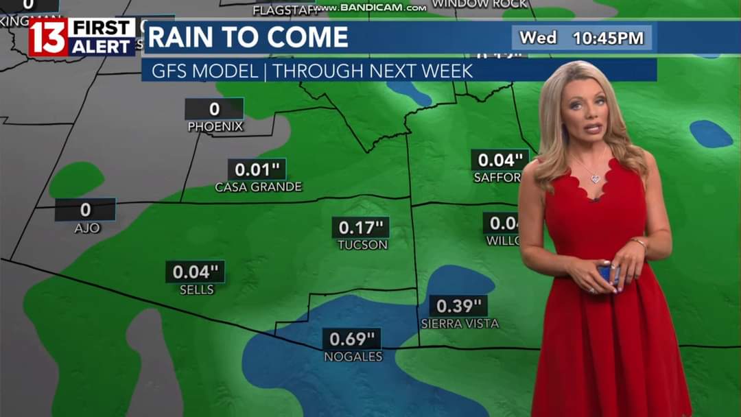 NewsWatcher102's tweet photo. Part 2: @alliepottertv so gorgeous/SEXY in a very pretty red dress on this #July4! 😍🤩💘🔥❤️🩶💙 #AzWx #TucsonWx #KOLDNews #AlliePotter https://t.co/VfJ6nwfhpB