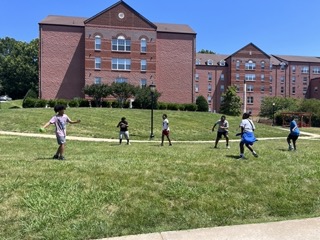 ramtechwssu's tweet photo. Outside time between rainy days. It was definitely the rainiest camp we ever had! @WSSURAMS @WSSUTeachEd @DrAntGraham https://t.co/raHZOWjhfk