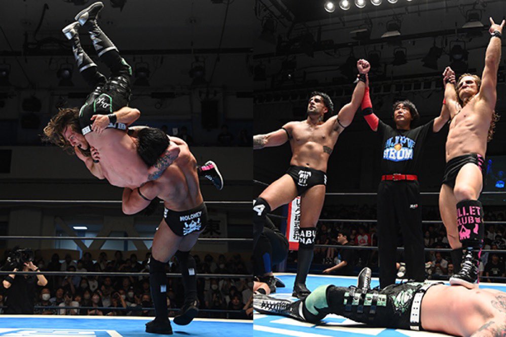 THEdavidfinlay's tweet image. War Dogs fully strapped. Name a better leader than me.
#BringGold #BringBodies
#BCWarDogs #BulletClub #njpw #njpwSTRONG #MD4R