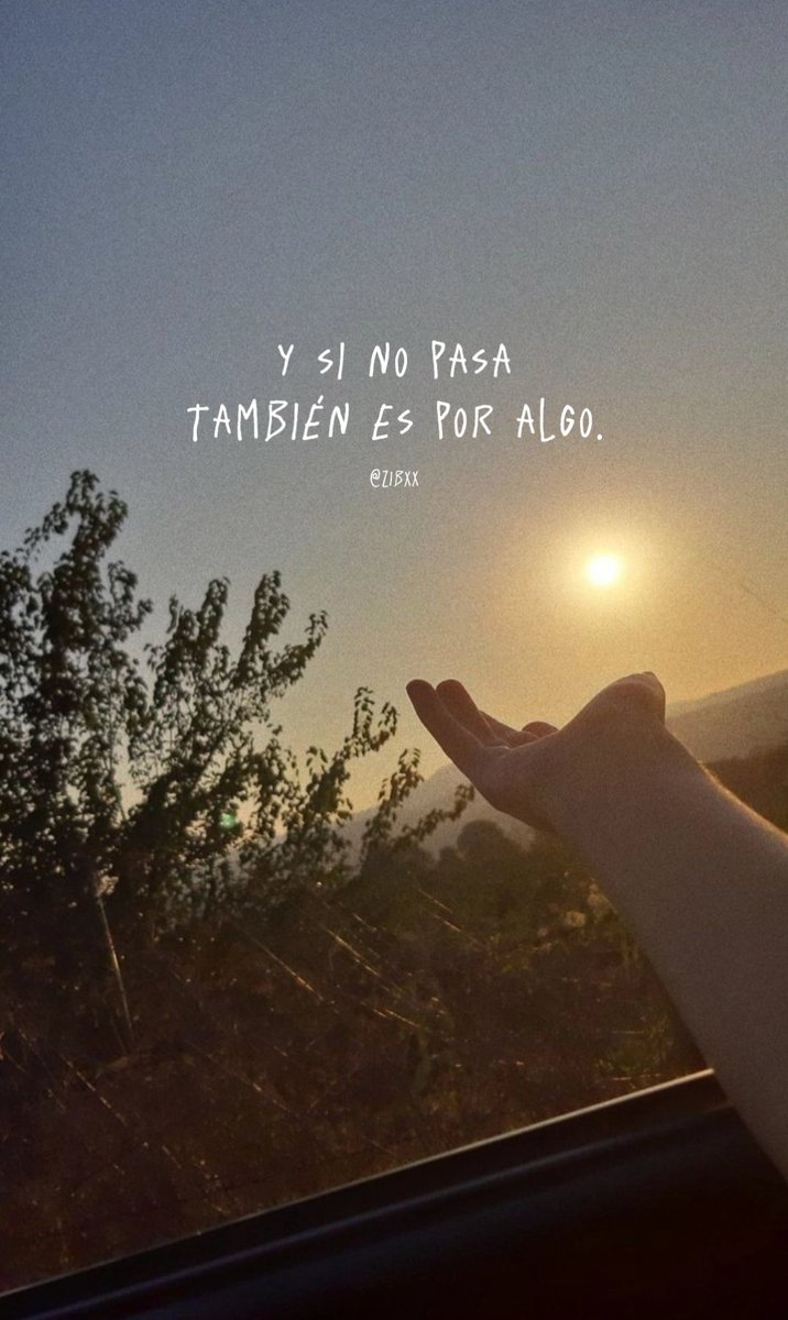 todo pasa por algo.