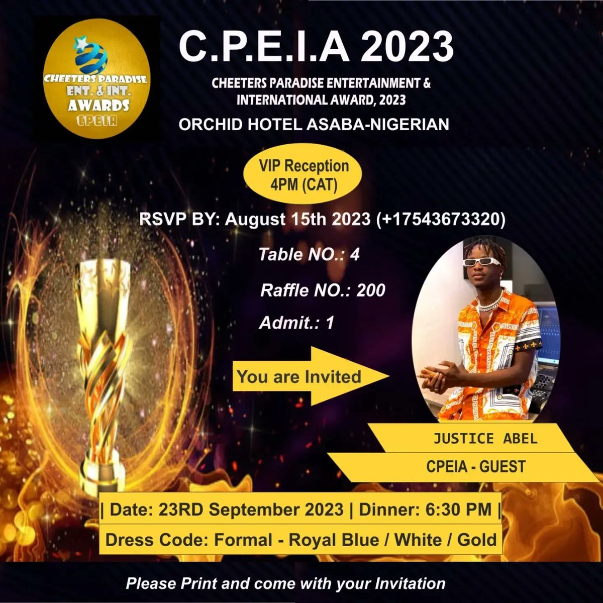 AtaraQueen's tweet photo. Thank you so much cant beleive i won ! #nigeria #QueenAtara #awardwinning https://t.co/MyBdVDkDuz