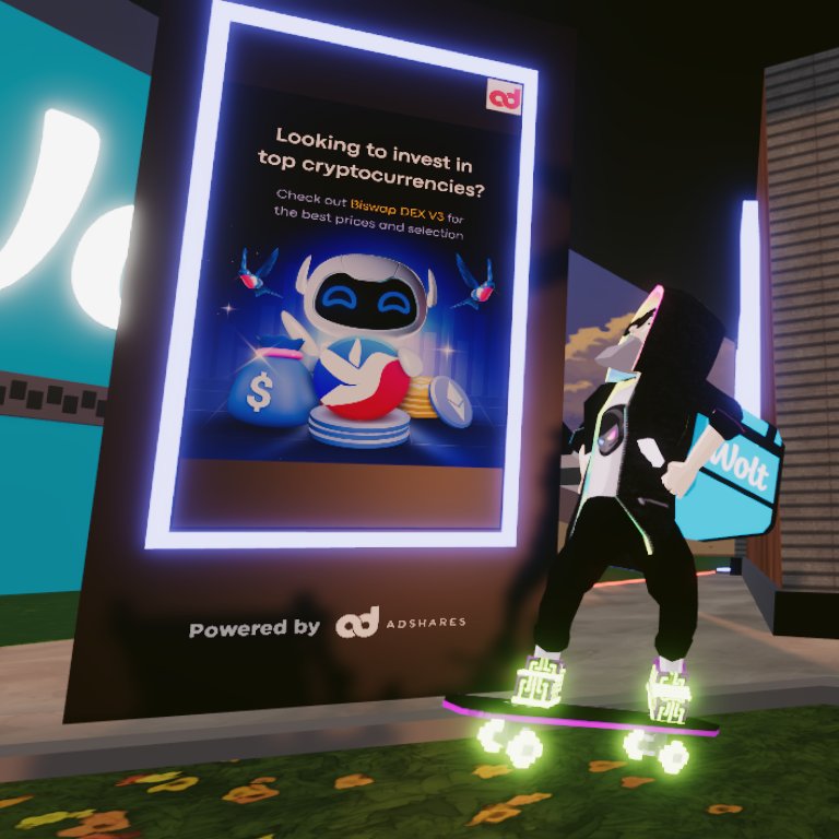 LeanWeb3's tweet photo. Digital programmatic advertising is a driving force behind the development of the #metaverse. I'm bullish on #ADSHARES and its integrated solution in #Decentraland. π
@adsharesNet $ADS
@decentraland
@Biswap_Dex https://t.co/37E2rk2shT