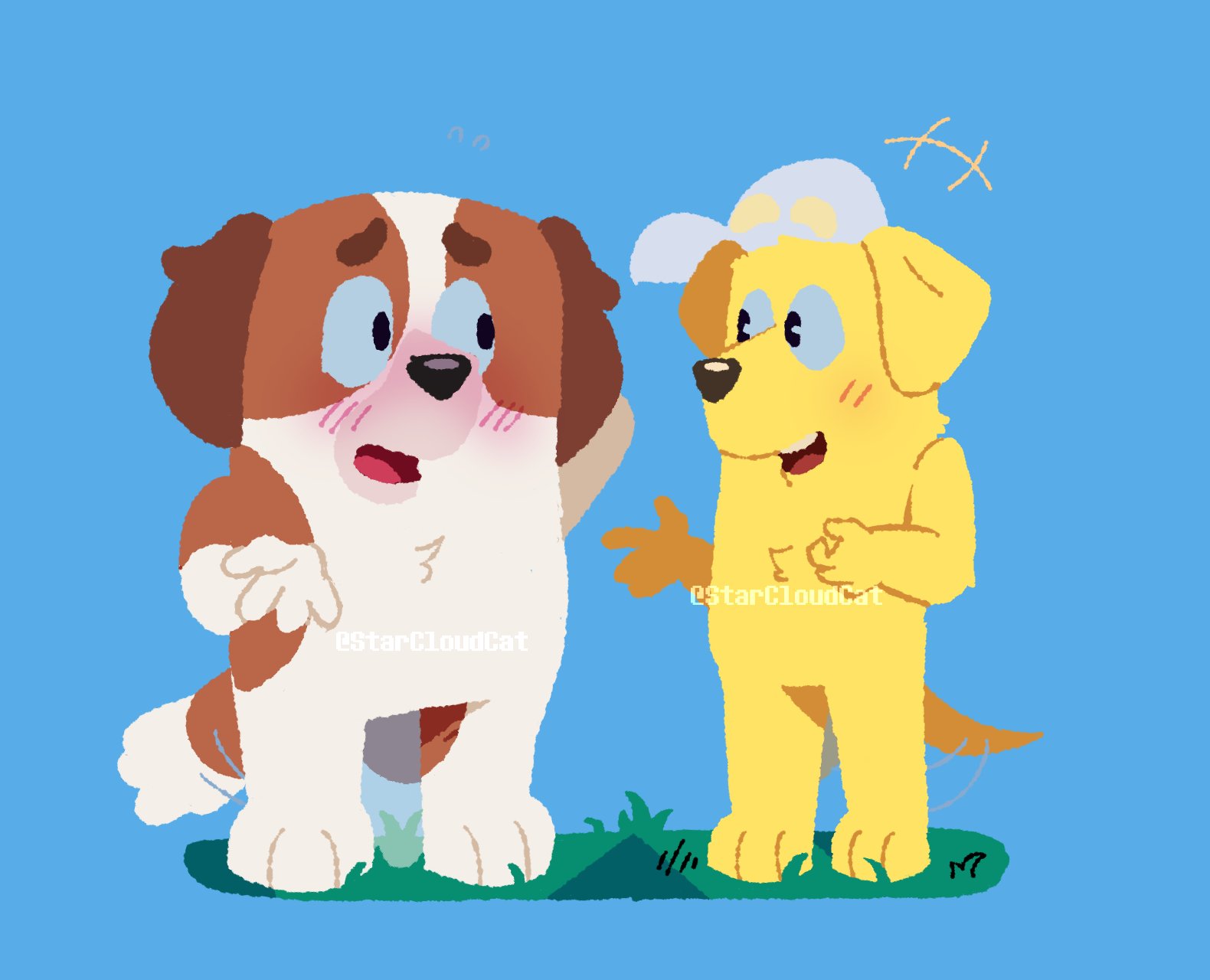 🦖🐧 on Twitter "/Bluey, Lucky, Hercules When characters gain