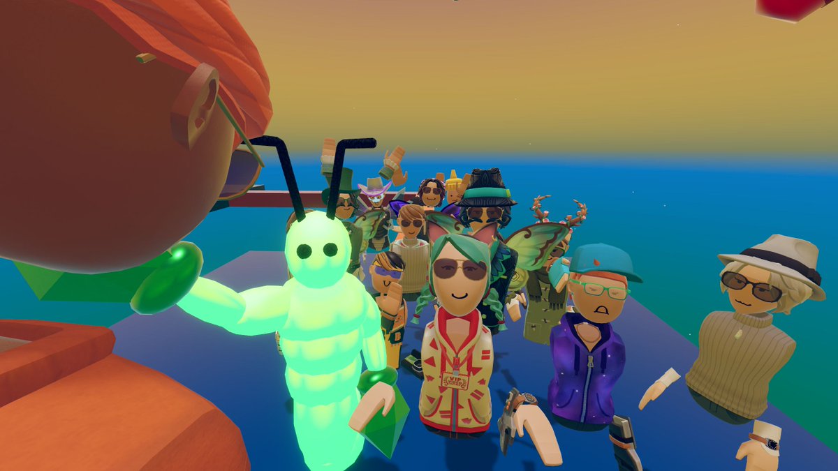TarapeuticVR's tweet photo. Nice to meet so many new (and some familiar) faces today!! Keep giving it your Rec Room best, everyone!🥰 #recroom #recroomphotos #recroomgame #recroomvr #recroomcommunity #vr #gaming #rrstudio https://t.co/SBuzYczeas