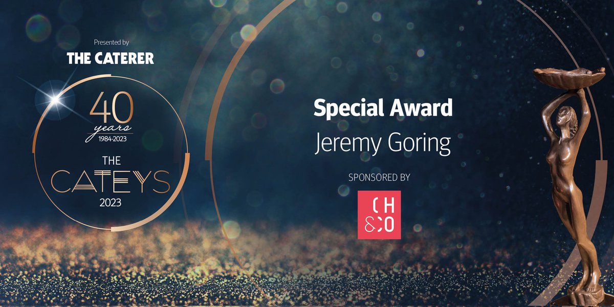 Helping disadvantaged people into careers in hospitality, the winner of the Special Award, sponsored by <a href="/chandco/">CH&CO</a>, has offered a lifeline with the Hotel School and transformed lives. Congratulations to Jeremy Goring <a href="/TheGoring/">The Goring</a> #Cateys2023