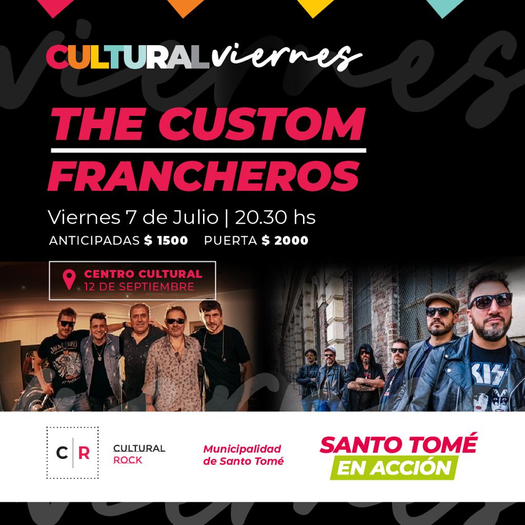 munisantotome's tweet photo. ¿Te gusta el rock? ¡Mirá la propuesta que tenemos este finde! 🤩🎶

🎸👉🏽 Este viernes 7 de julio, a partir de las 20.30 horas, presentamos un show de rock nacional e internacional, en el Centro Cultural "12 de Septiembre". https://t.co/e2F8XwFN9y