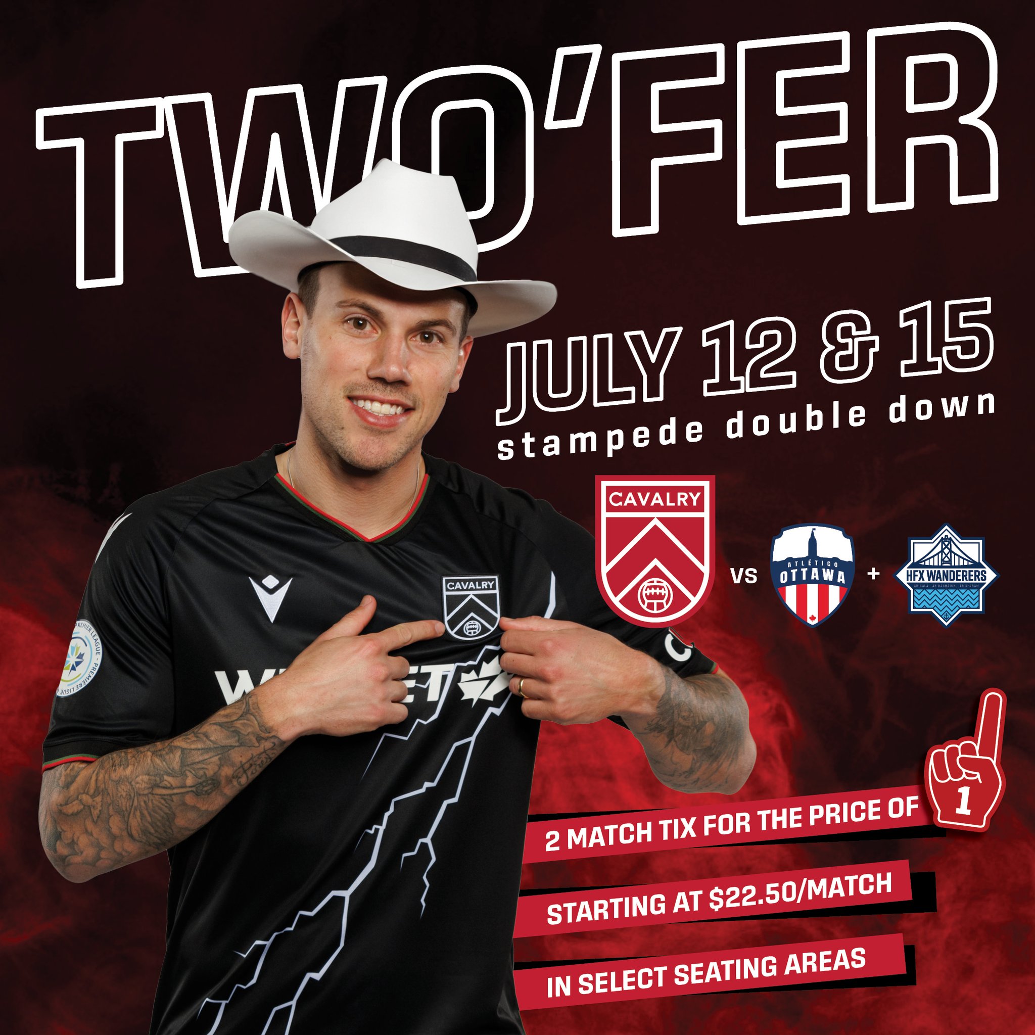 Cavalry FC on Twitter: "Take advantage of our Stampede Double Down ...