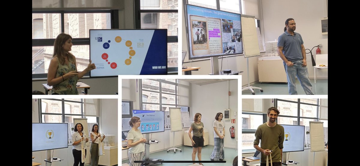 mitra_sarkar's tweet photo. Glad to attend @_BIST Scientific Project Management course of Iolanda Marchueta and after 5 weeks spanning through 3 months, finishing the course with the jury award 🥇 for best presentation. Congrats to the other winners and all the other participants. Thanks #iolandamarchueta https://t.co/MH3Ms1LO44