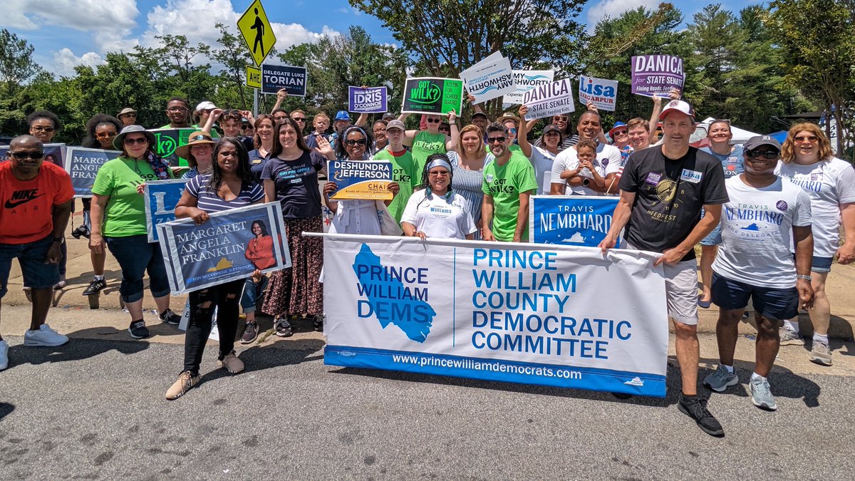 Sen. Danica Roem (@pwcdanica) on Twitter photo Thank you so much to everyone who marched with our <a href="/PWCDems/">PWC Democratic Committee</a> today and for all of those who attended the Dale City Fourth of July Parade! Thank you so much to everyone who marched with our <a href="/PWCDems/">PWC Democratic Committee</a> today and for all of those who attended the Dale City Fourth of July Parade!