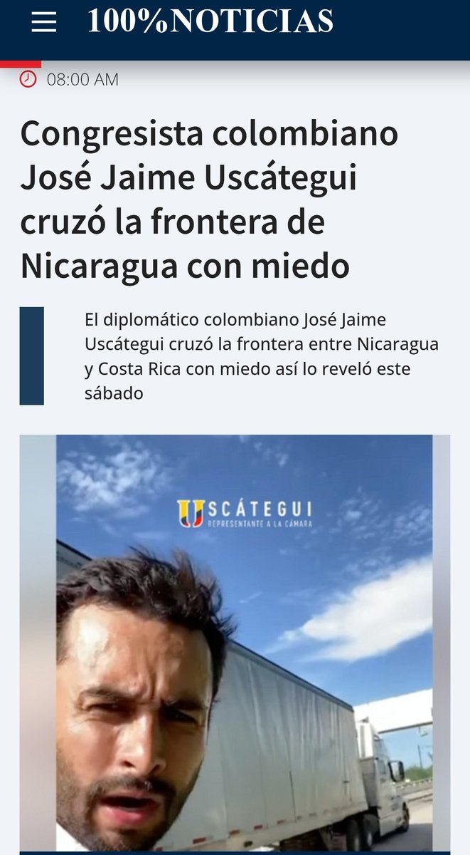 #Humor 🤣 / Congresista colombiano dice que le temblaron las piernas al cruzar la frontera de Nicaragua. Me pregunto 🤔 xq no intentará cruzar las fronteras de Colombia, a pie y desde adentro, a ver si llega. Nota: al 10 de junio se reportan 75 líderes asesinados en Colombia.