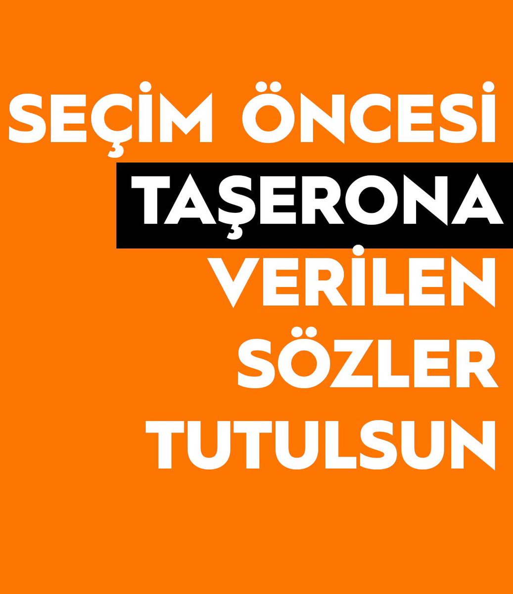 <a href="/isikhanvedat/">Prof. Dr. Vedat Işıkhan</a> <a href="/varank/">Mustafa Varank</a> T A Ş E R O N 📌

Sn bakanım <a href="/isikhanvedat/">Prof. Dr. Vedat Işıkhan</a> artık TOPLUMSAL beklentilere cevap vermenizi bekliyoruz artık bekleyen yıllardır bekletilen ötelenen HEP SÖZ verip YETİŞMEYEN TAŞERON dosyasını artık meclise getirin çözün seçimden önce söz verdiniz <a href="/Akparti/">AK Parti</a> olarak <a href="/vedatbilgn/">Vedat Bilgin</a> <a href="/BY/">Binali Yıldırım</a>