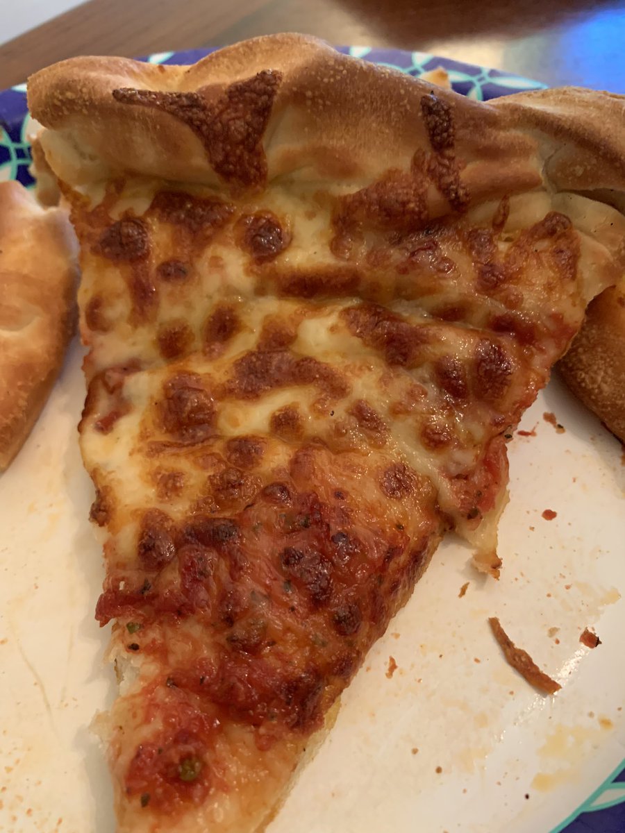 Antonio’s pizza in Copley burns the cheese pizza. This is the second time.