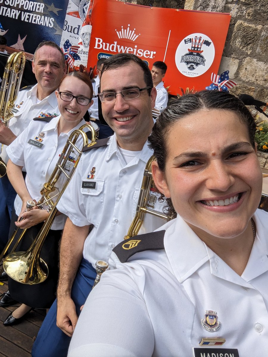 Happy Fourth of July! Starting off summer break by serving our country through music down in San Antonio. Hooah