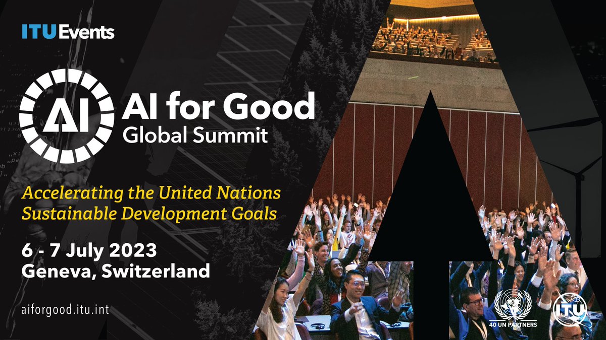 UNDPDigital's tweet photo. Artificial intelligence (AI) has the potential to advance global goals. But how can we ensure the deployment and fair/responsible use of AI solutions and applications?

Join us at this week's #AIforGood Global Summit to hear insights from global experts: https://t.co/vwQVbVEhfJ https://t.co/K8vtA3fOFQ