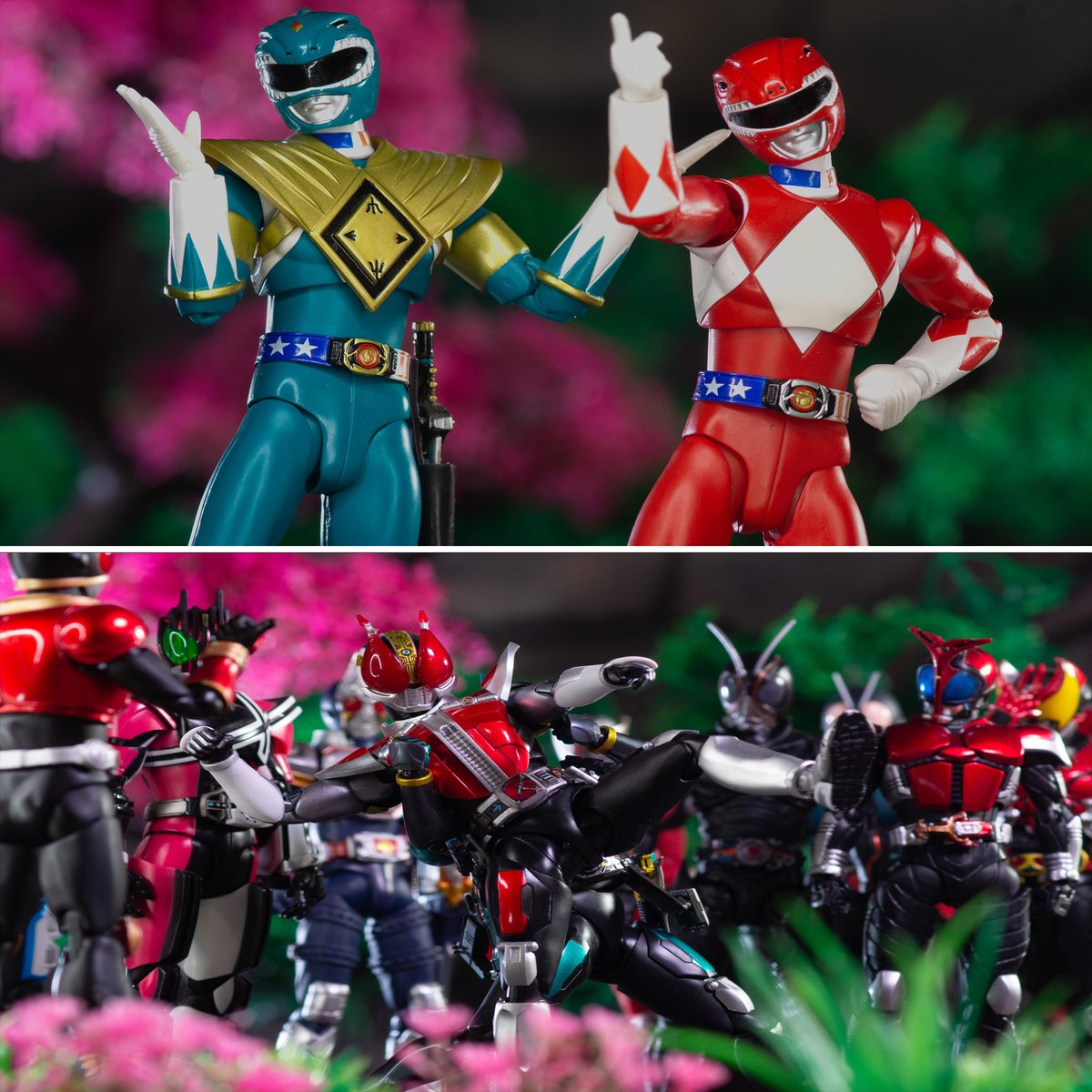 You guys are a cheap knockoff compared to powerful rangers

Momotarus: $&@?!#%^ 

#supersentai #powerrangers #kamenrider #justiceforkamenrider #teamriderus #SHFiguarts #tamashinations