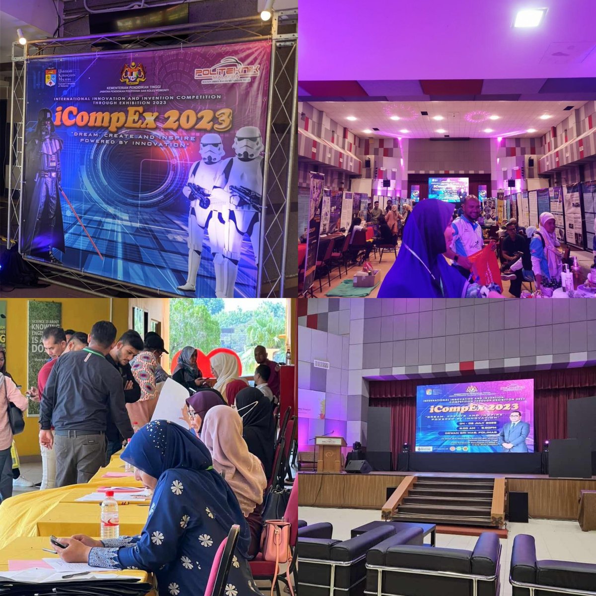 IcompexOfficial's tweet photo. 04072023
Sorotan pendaftaran dan persiapan BOOTH bagi peserta iCompEx semalam.

ANDA SUDAH BERSEDIA HARI INI (05071023) ??
SESI PENILAIAN DAN PEMBENTANGAN AKAN DIMULAKAN. 🔥🔥🔥 https://t.co/hA0Hw9jCZw