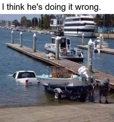 kimkomando's tweet photo. 😅🛥️ When your GPS thinks you're on an episode of 'Boat Car'! Always remember to double-check your route, folks. #GPSFail #MemeMonday https://t.co/6H8vAQwTgg