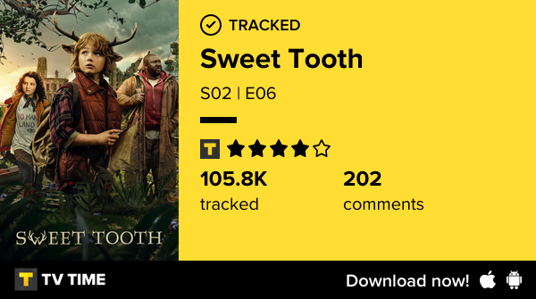 ValVoxane60's tweet photo. I've just watched S02 | E06Sweet Tooth  https://t.co/8KcezeJZF2 #tvtime https://t.co/czY6bPsUq5