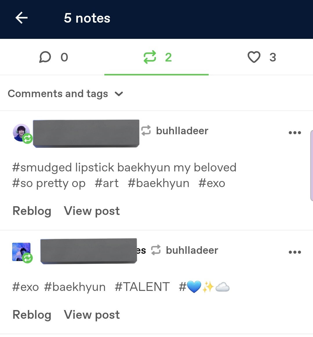 buhlladeer's tweet photo. Posted all my stuff on Tumblr just for archive purposes in case m*lon h*sk yeets off this acc and I was so surprised to see some notes on my bbh fanart. These aren't a lot ik but nonetheless I'm happy. The tags made me smile so big 🥹❤️ https://t.co/msaFkP6dHS
