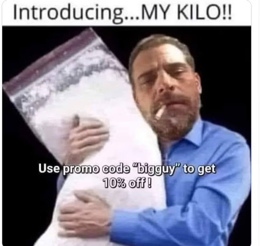 Use promocode " BigGuy " to get 10% off ! #BidenCrimeFamilly