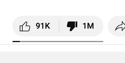 theotricality's tweet photo. colleen ballinger at 1m dislikes for the uke video \o/ https://t.co/V58VUDZBcX