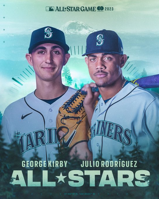 George Kirby and Julio Rodríguez are AL All-Stars!
